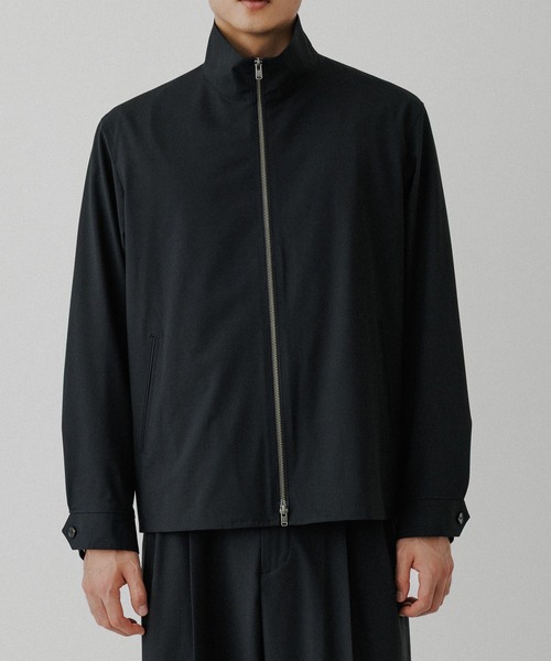 DELEGANT】スタンドカラー ジップアップ ブルゾン / セットアップ対応