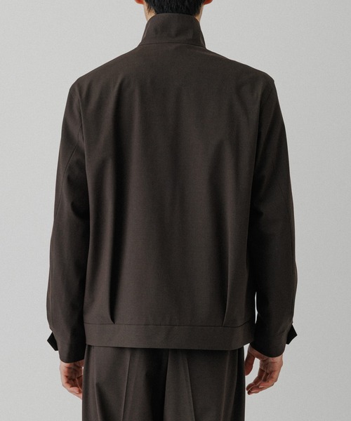 ADAM ET ROPE'(アダムエロペ)の「【DELEGANT】スタンドカラー ジップアップ ブルゾン / セットアップ対応(ブルゾン・メンズ・ブラック/ダークブラウン/ブラウン系その他3・S/L/M)」の15枚目の写真
