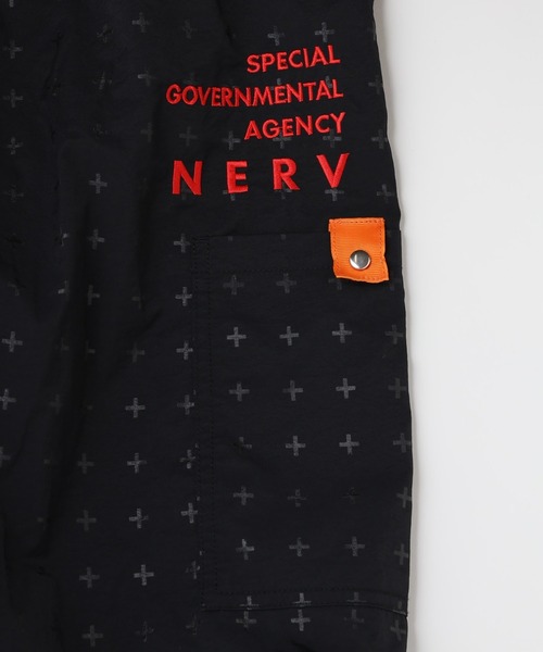 RADIO EVA(ラヂオエヴァ)の「RADIO EVA A298 NERV Cross Cargo Pants(カーゴパンツ・メンズ・ブラック/ベージュ・MEDIUM/LARGE/SMALL)」の6枚目の写真