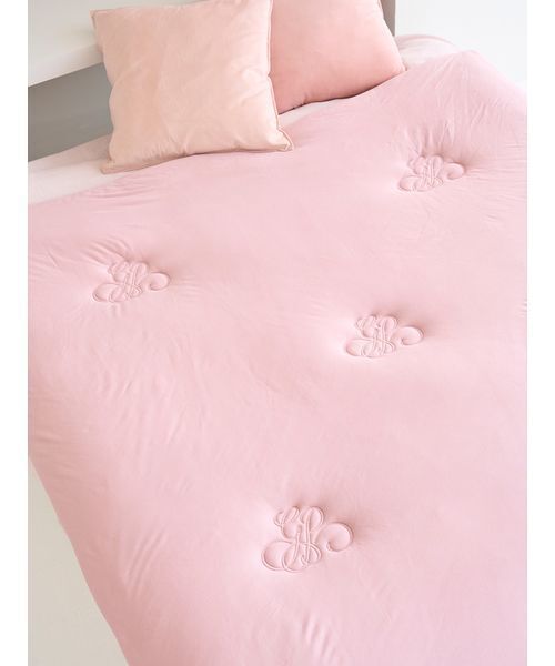 専用gelato pique Sleep モノグラム柄　寝具3点セット　シングル セール】【Sleep】モノグラム柄 キルトケット（寝具）｜gelato pique