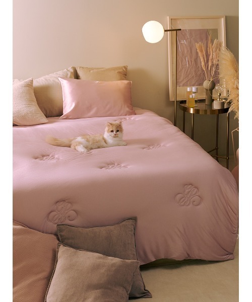 専用gelato pique Sleep モノグラム柄　寝具3点セット　シングル セール】【Sleep】モノグラム柄 キルトケット（寝具）｜gelato pique