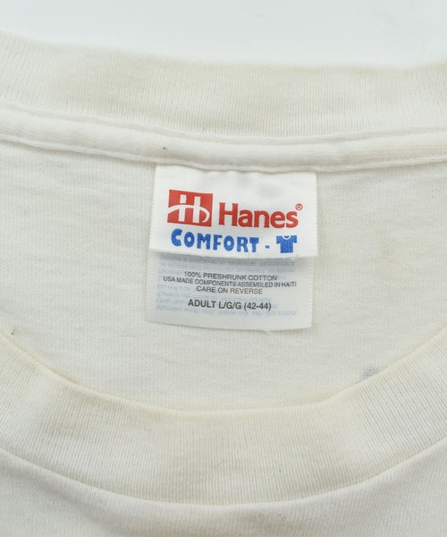 LABORATORY R(ラボラトリーアール)の「【USED】90’s Hanes “Larry shaw” レーシング Tシャツ(Tシャツ/カットソー・メンズ・ホワイト・LARGE)」の15枚目の写真