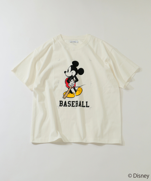 MICKEY MOUSE / ミッキー マウス / 別注 レイヤープリントT