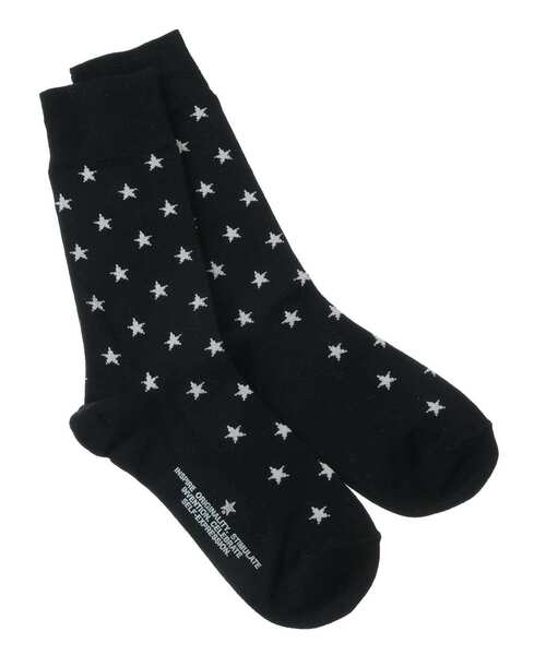 CONVERSE TOKYO(コンバーストウキョウ)の「STAR★ ALLOVER SOX(ソックス/靴下・レディース・ブラック/グレー/ネイビー・1/FREE)」の2枚目の写真