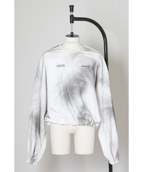 SHINYAKOZUKA（シンヤコヅカ）の「WASHED ORDINARY HOME HIS CREW（スウェット・メンズ・ブラック系その他/オートミール・SMALL/MEDIUM/LARGE）」の4枚目の写真