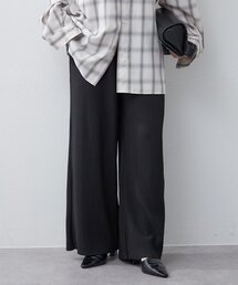カットプリーツパンツ