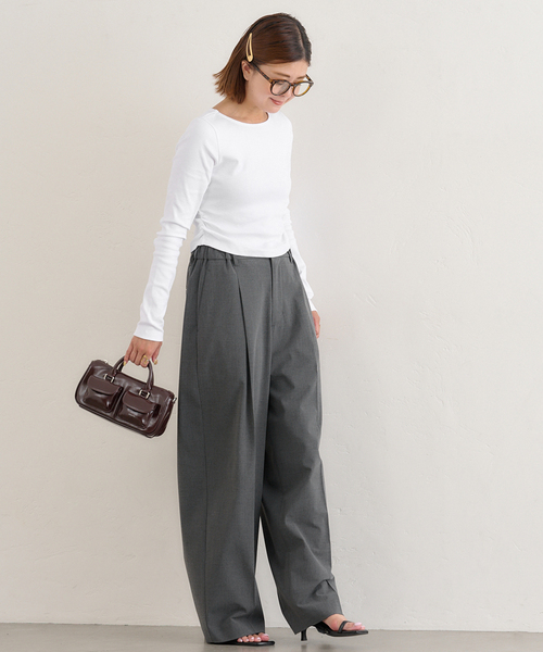 U by SPICK&SPAN（ユーバイスピックアンドスパン）の「サイドギャザー