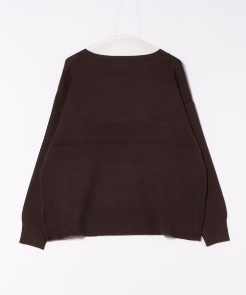 ムラサキスポーツ(ムラサキスポーツ)の「RIKKA FEMME/リッカファム Vネックニット セーター RF25FW13(ニット/セーター・レディース・グレー/ベージュ/ブラウン・FREE)」の6枚目の写真