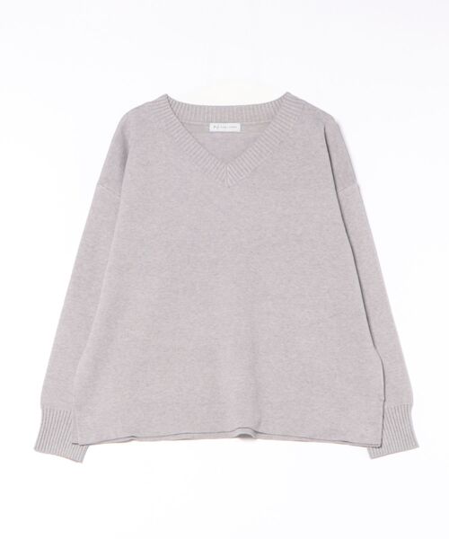 ムラサキスポーツ(ムラサキスポーツ)の「RIKKA FEMME/リッカファム Vネックニット セーター RF25FW13(ニット/セーター・レディース・グレー/ベージュ/ブラウン・FREE)」の22枚目の写真