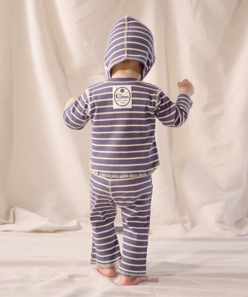 CIAOPANIC TYPY（チャオパニックティピー）の「【BABY】【Qinn】ボーダーリブレギンスパンツ（その他パンツ・キッズ・レッド/ネイビー・90/100/80）」の14枚目の写真