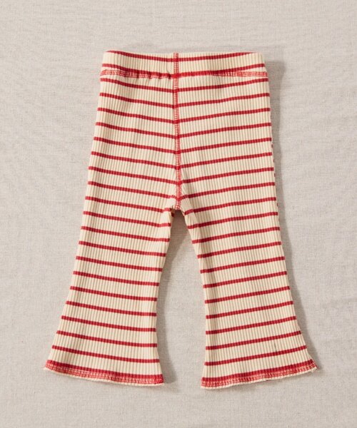 CIAOPANIC TYPY（チャオパニックティピー）の「【BABY】【Qinn】ボーダーリブレギンスパンツ（その他パンツ・キッズ・レッド/ネイビー・90/100/80）」の7枚目の写真