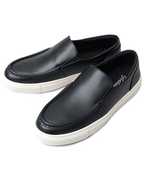 BACKYARD FAMILY（バックヤードファミリー）の「glabella MOCCASIN SLIP-ON SNEAKERS（モカシン/デッキシューズ・メンズ・ブラック系その他/ブラック・S/M/L）」の2枚目の写真
