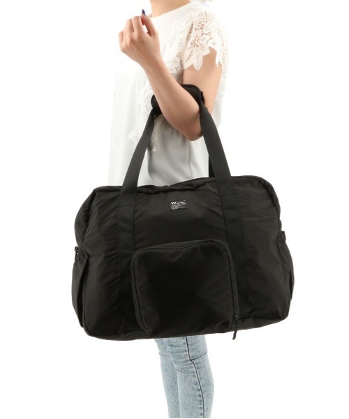 Wpc.(ダブリュピーシー)の「ワールドパーティー W by Wpc.バスケットバッグ(クラッチバッグ・レディース・ブラック/カーキ・FREE)」の2枚目の写真