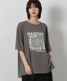 LAKOLE | オーガンジープリントＴ / 580271(Tシャツ/カットソー)