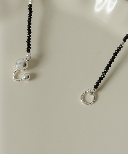 emesuelee(エメスーリー)の「silver925 black spinel necklace シルバー925(ネックレス・レディース・ブラック・フリー)」の8枚目の写真