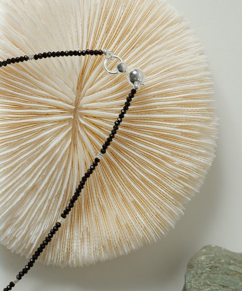emesuelee(エメスーリー)の「silver925 black spinel necklace シルバー925(ネックレス・レディース・ブラック・フリー)」の10枚目の写真