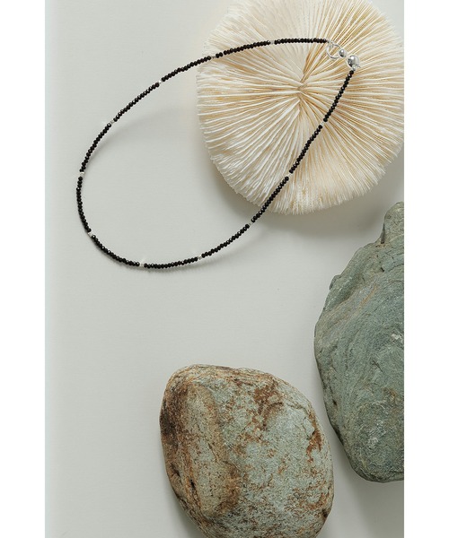 emesuelee(エメスーリー)の「silver925 black spinel necklace シルバー925(ネックレス・レディース・ブラック・フリー)」の12枚目の写真