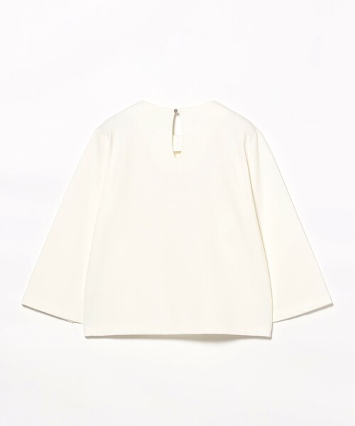 Demi-Luxe BEAMS（デミルクス ビームス）の「【12/4値下げ】レーヨン ナイロン ポンチスリット プルオーバー（Tシャツ/カットソー・レディース・チャコールグレー/ホワイト/レッド系その他6・ONE SIZE）」の20枚目の写真