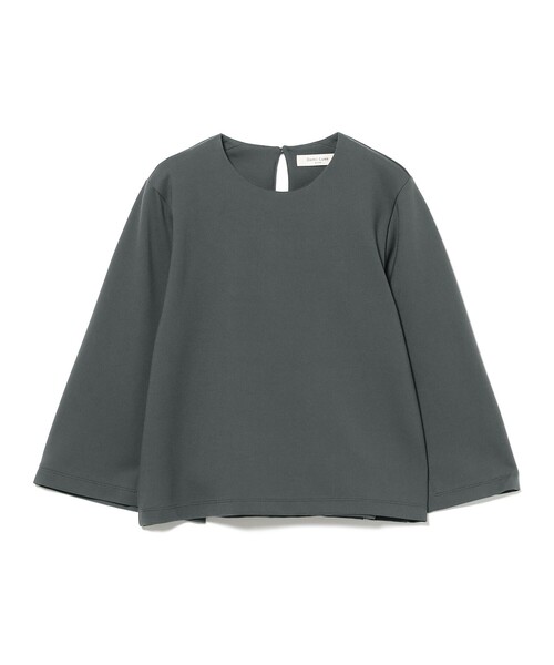 Demi-Luxe BEAMS（デミルクス ビームス）の「【12/4値下げ】レーヨン ナイロン ポンチスリット プルオーバー（Tシャツ/カットソー・レディース・チャコールグレー/ホワイト/レッド系その他6・ONE SIZE）」の22枚目の写真