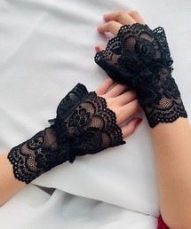 Miniministore(ミニミニストア)のレース 付けカフス レディース 重ね着風(手袋)
