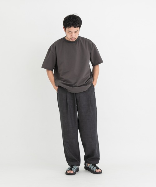 exodus ブラック スラックス LARGE カーブレッグトラウザー(1 BLACK): CONZ: MENS｜CONZ ONLINE STORE