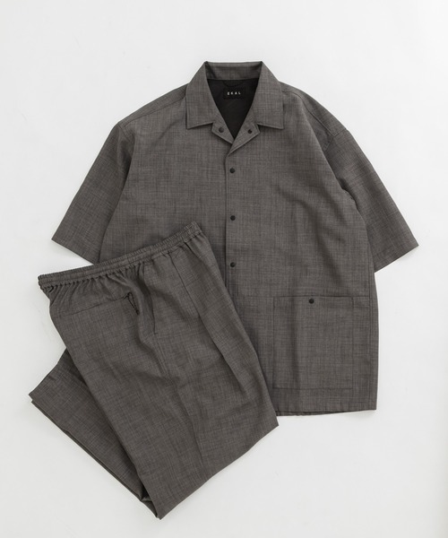 EKAL（エカル）の「『吸水速乾/UVカット/UR TECH』ハイツイストトラウザー（その他パンツ・メンズ・チャコール/グレー・LARGE/MEDIUM）」の3枚目の写真