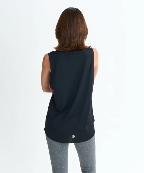 ROXY(ロキシー)の「GOOD VIBES TANK/ロキシー水陸両用速乾UVケアフロントプリントノースリーブ・タンクトップ(水着)(タンクトップ・レディース・ブラック/ミント/ホワイト・LARGE/MEDIUM/SMALL)」の15枚目の写真