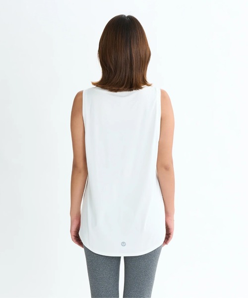 ROXY(ロキシー)の「GOOD VIBES TANK/ロキシー水陸両用速乾UVケアフロントプリントノースリーブ・タンクトップ(水着)(タンクトップ・レディース・ブラック/ミント/ホワイト・LARGE/MEDIUM/SMALL)」の14枚目の写真