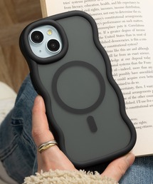 ZIP FIVE（ジップファイブ）の「iPhoneケース カバー うねうね TPUシリコン素材 マット Magsafe対応【12/13/14/14pro/15/15pro/16/16pro/16E対応】（スマホケース/カバー）」