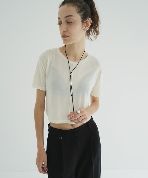 セール】SOFT WIDE TOPS（Tシャツ/カットソー）｜CLANE（クラネ）の