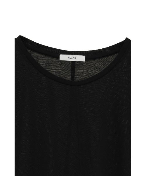 CLANE（クラネ）の「SOFT WIDE TOPS（Tシャツ/カットソー・レディース・チャコールグレー/ブラック/ブルー/アイボリー・1/2）」の19枚目の写真