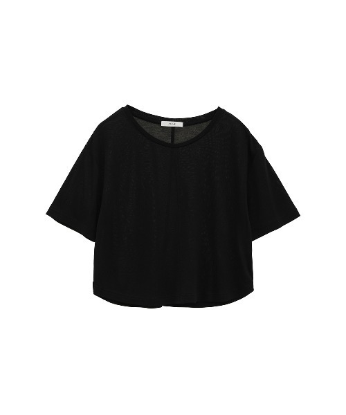 CLANE（クラネ）の「SOFT WIDE TOPS（Tシャツ/カットソー・レディース・チャコールグレー/ブラック/ブルー/アイボリー・1/2）」の17枚目の写真