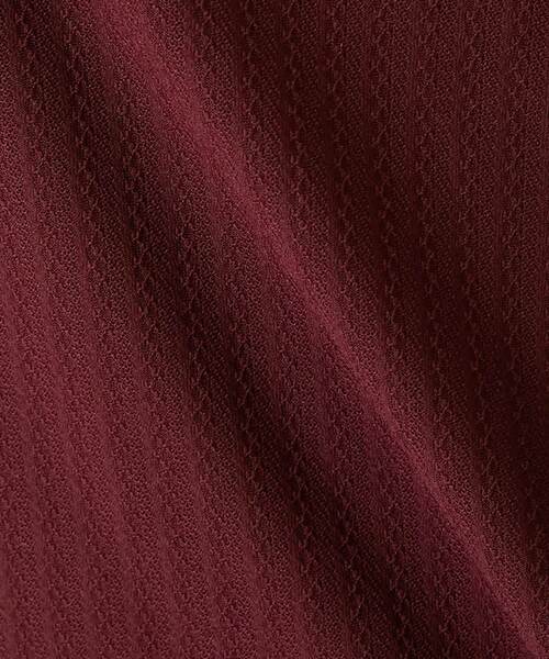 MEN'S MELROSE（メンズメルローズ）の「ストレッチストライプクルーネックTシャツ（Tシャツ/カットソー・メンズ・チャコールグレー/ホワイト/ボルドー・3/4/2）」の13枚目の写真