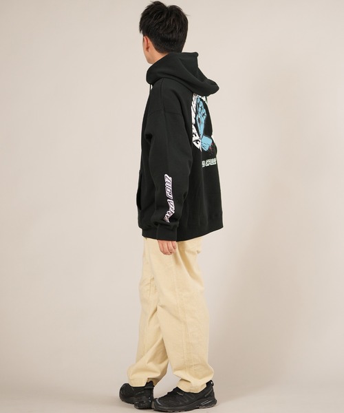 SANTA CRUZ（サンタクルーズ）の「SANTACRUZ/サンタクルーズ SW STRIP HOODED PARKER パーカー 502254302（パーカー・メンズ・シルバーグレー/ライトブラック/グリーン・M/XL/L）」の8枚目の写真