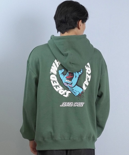 SANTA CRUZ（サンタクルーズ）の「SANTACRUZ/サンタクルーズ SW STRIP HOODED PARKER パーカー 502254302（パーカー・メンズ・シルバーグレー/ライトブラック/グリーン・M/XL/L）」の17枚目の写真