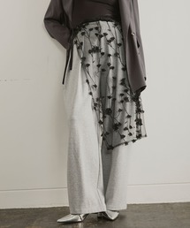 ELLEgirl（エルガール）の「フラワーモチーフラップスカート（スカート）」