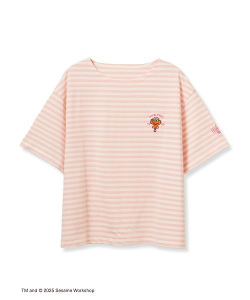 SESAME STREET(セサミストリート)の「【LADIES】マリンボーダー コットンプルオーバー(Tシャツ/カットソー・レディース・グリーン/レッド/ピンク/イエロー/ネイビー・F)」の16枚目の写真