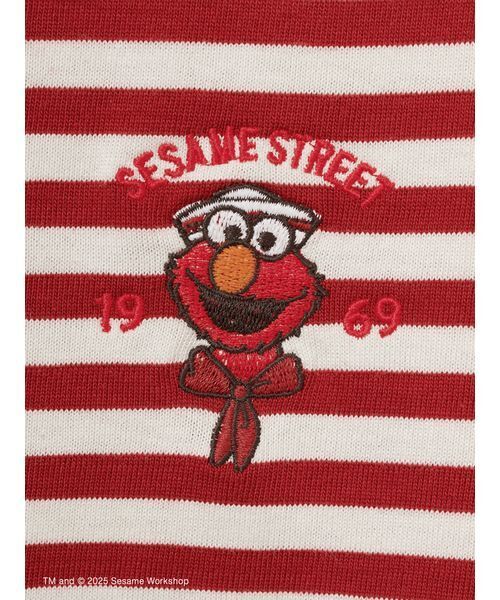 SESAME STREET(セサミストリート)の「【LADIES】マリンボーダー コットンプルオーバー(Tシャツ/カットソー・レディース・グリーン/レッド/ピンク/イエロー/ネイビー・F)」の18枚目の写真