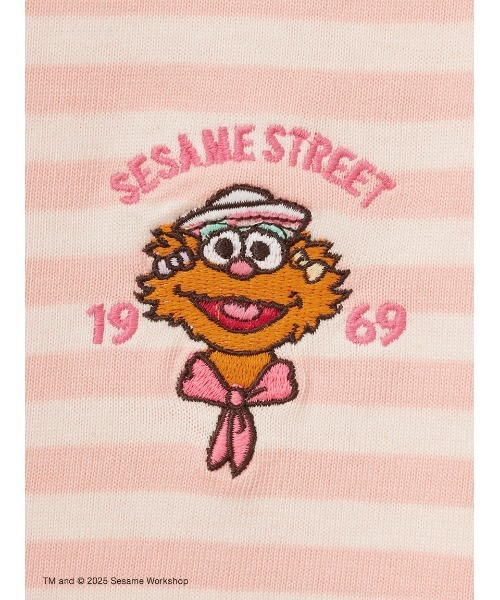 SESAME STREET(セサミストリート)の「【LADIES】マリンボーダー コットンプルオーバー(Tシャツ/カットソー・レディース・グリーン/レッド/ピンク/イエロー/ネイビー・F)」の8枚目の写真