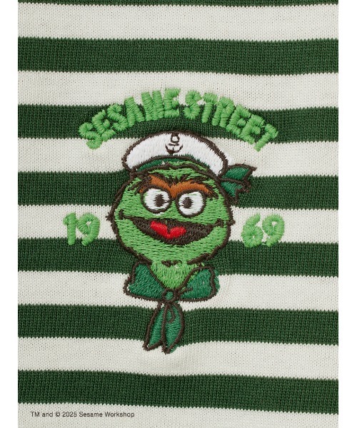 SESAME STREET(セサミストリート)の「【LADIES】マリンボーダー コットンプルオーバー(Tシャツ/カットソー・レディース・グリーン/レッド/ピンク/イエロー/ネイビー・F)」の11枚目の写真