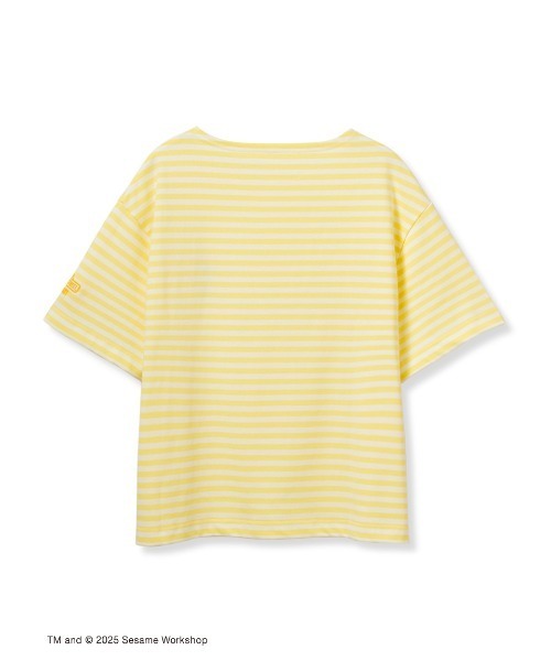 SESAME STREET(セサミストリート)の「【LADIES】マリンボーダー コットンプルオーバー(Tシャツ/カットソー・レディース・グリーン/レッド/ピンク/イエロー/ネイビー・F)」の6枚目の写真