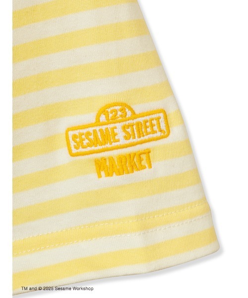 SESAME STREET(セサミストリート)の「【LADIES】マリンボーダー コットンプルオーバー(Tシャツ/カットソー・レディース・グリーン/レッド/ピンク/イエロー/ネイビー・F)」の7枚目の写真