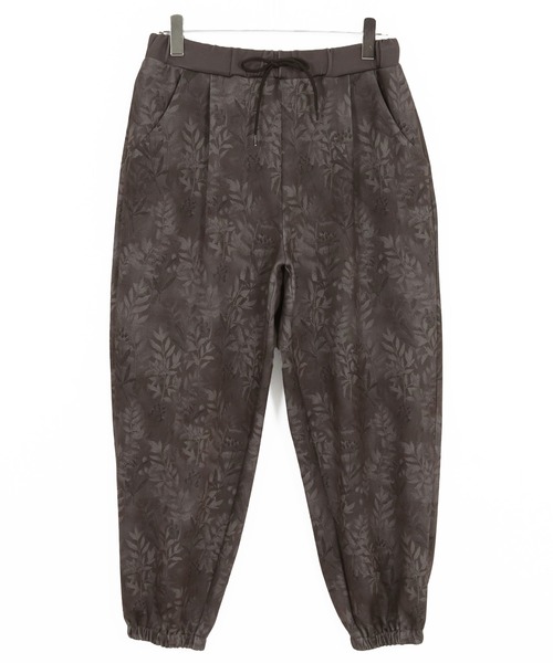 Jih Nunc（ジーヌンク）の「mp14001-リーフ総柄ポンチジョガーパンツ(JIH-R1135)（その他パンツ・メンズ・ベージュ/チャコール・S/L/M）」の19枚目の写真