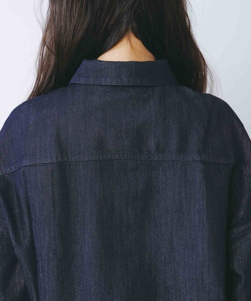 PICCIN(ピッチン)の「ラメデニムジャケット(デニムジャケット・レディース・ブルー・M)」の12枚目の写真