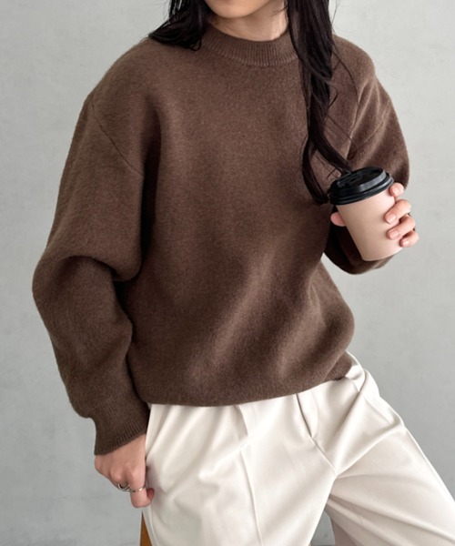 セール】クルーネックニットプルオーバー（ニット/セーター）｜CLEA