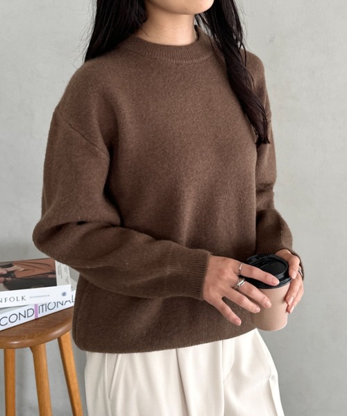 セール】クルーネックニットプルオーバー（ニット/セーター）｜CLEA