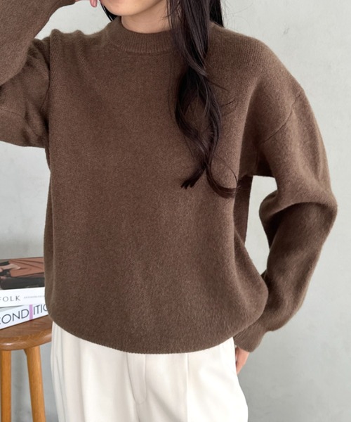 セール】クルーネックニットプルオーバー（ニット/セーター）｜CLEA