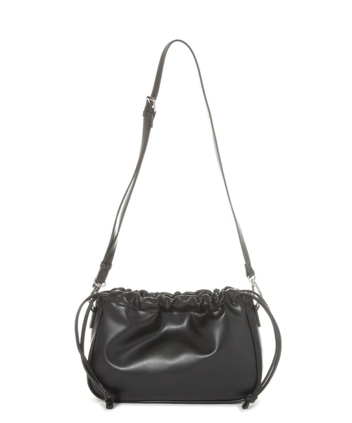 LEPSIM（レプシィム）の「ドロストスクエアバッグ　578196（ショルダーバッグ・レディース・ベージュ/ガンメタ/ブラック・ONE SIZE）」の4枚目の写真