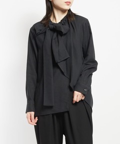 タックボリュームブラウス-ウォッシャブル/UVカット-（シャツ/ブラウス