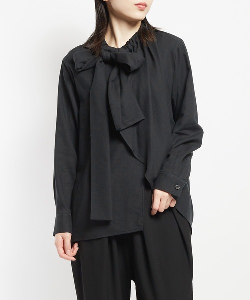 セール】C/Wビエラ ライトドレープブラウス（シャツ/ブラウス）｜gomme